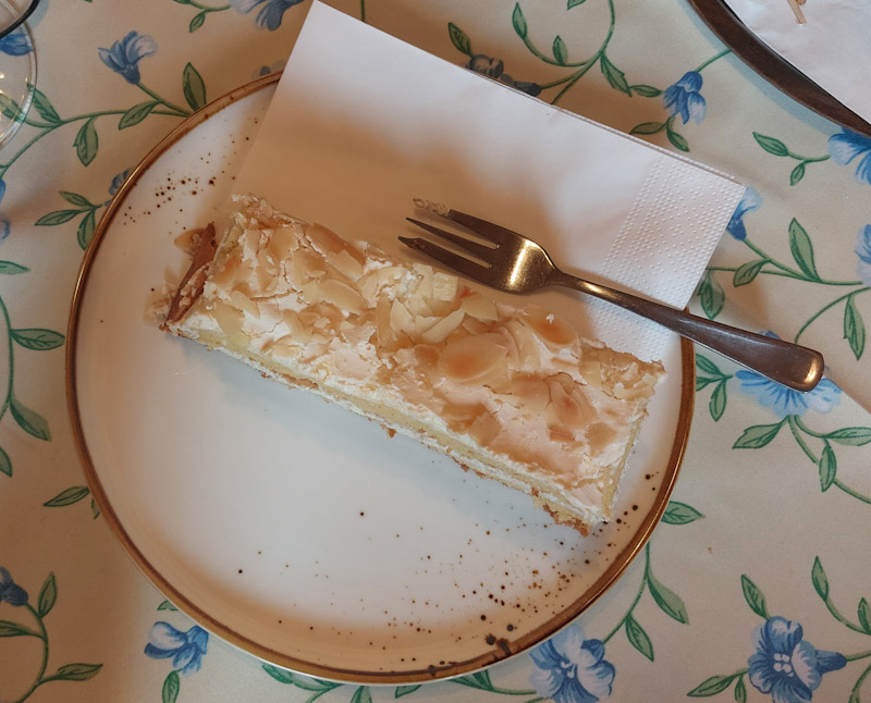 Cremeschnitte ungewöhnlich