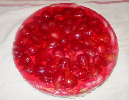 Erbeertarte fertig