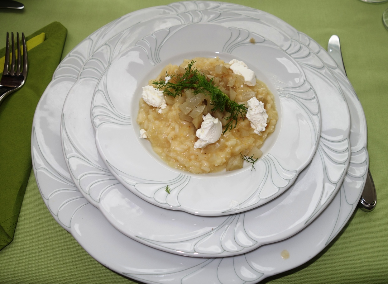 Fenchel Orangen Risotto