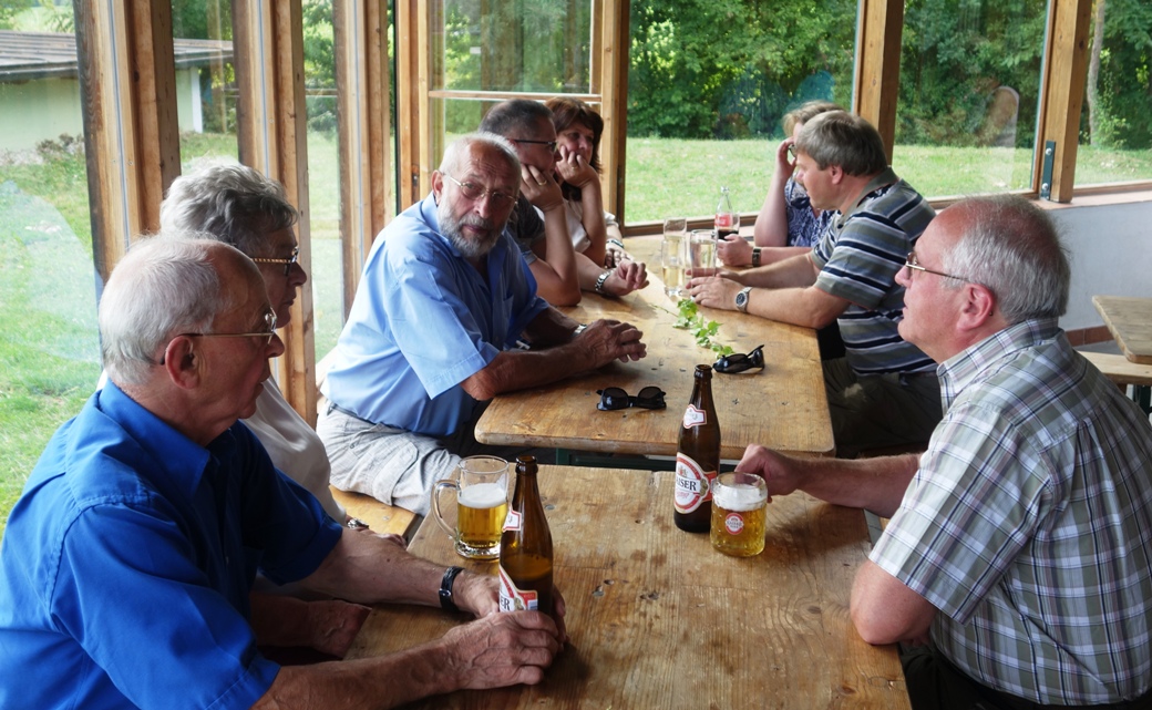 Forellenbuffet 2017 Auf der Terrasse