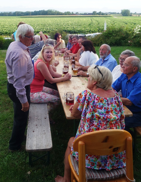 Forellenschmaus 2017 Auf der grünen Wiese