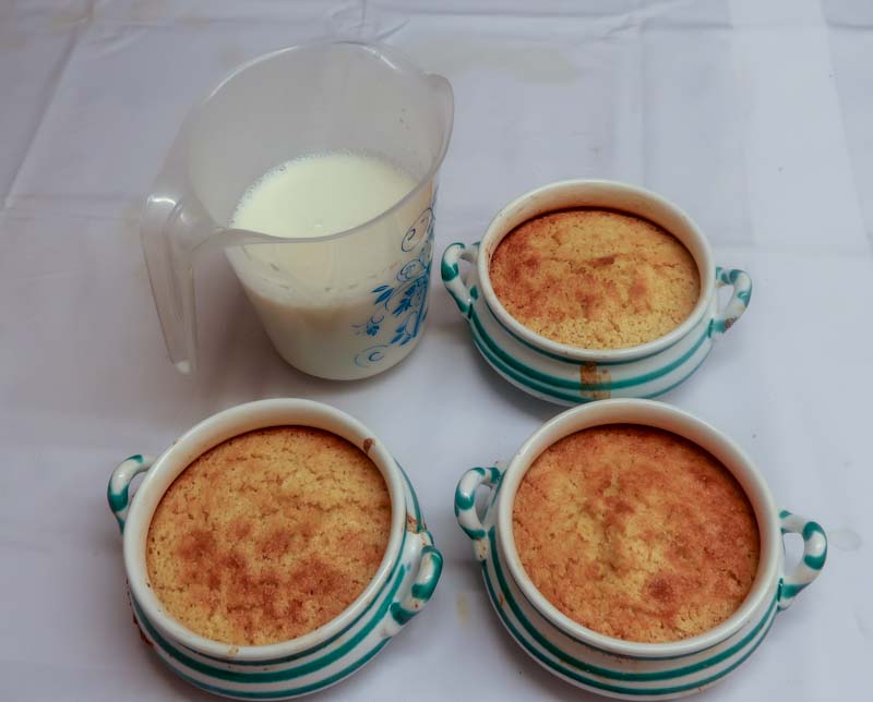 Griesstraum nach dem Backen 