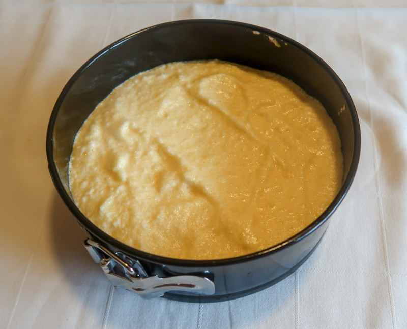 Grießauflauf Vor dem Backen 