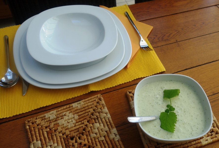 Gurkensuppe zuhause