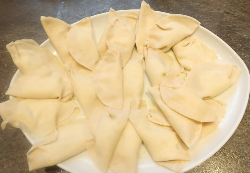 Gyoza vor garen
