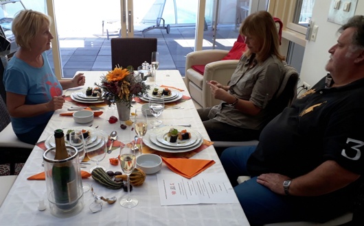 Herbstliche Tafel Joe Christa 30.9.18