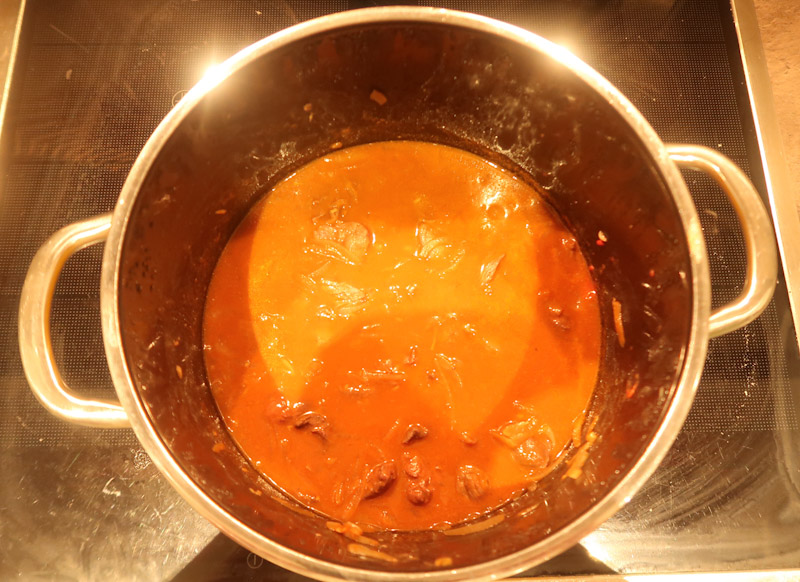 Hirschragout Zubereitung 2