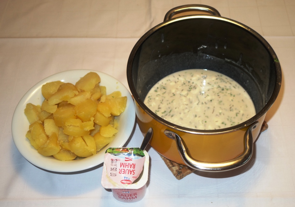 Kartoffelsauice Zwischenschritt