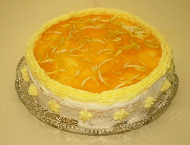 Lemon Curd Torte klein