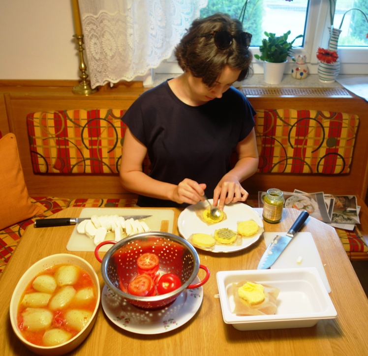 Polentatört. Zubereitung 1