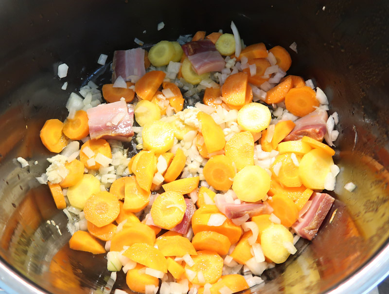 Rote Suppe Zubereitung 1