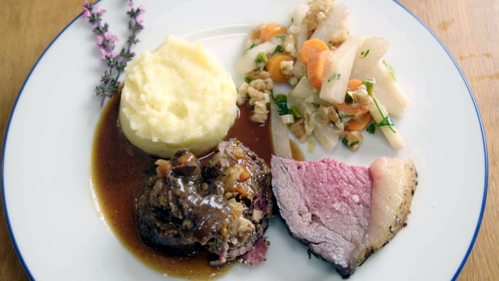 Tafelspitz und Roulade vom Wagyu Ochsen