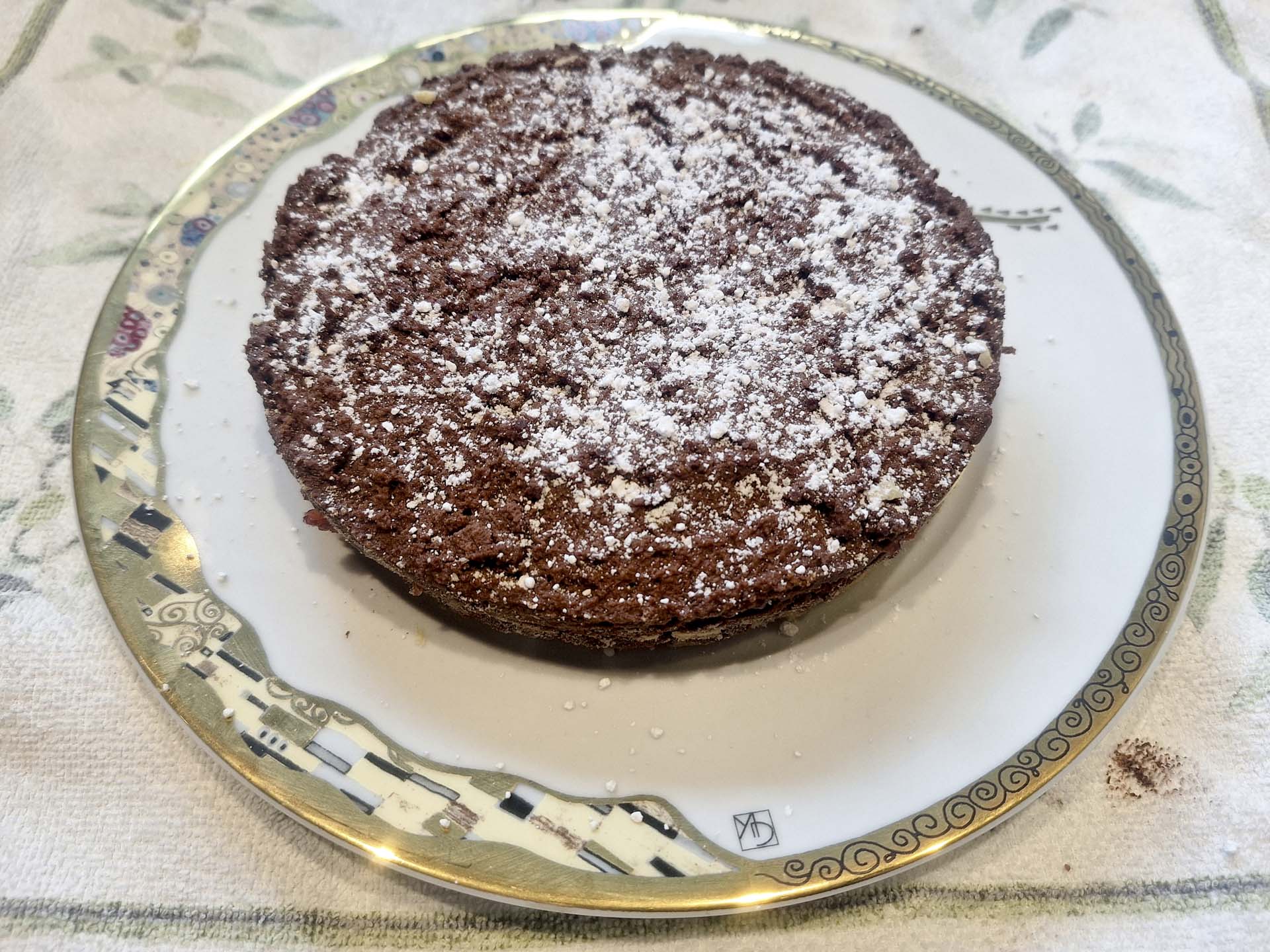 Meine Torte fertig präsentiert